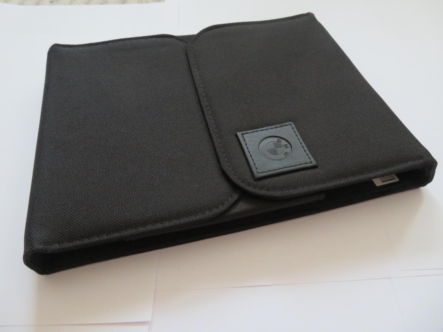 pochette-originale-bmw-manuel-notice-aspect-textile-noir-16x22
