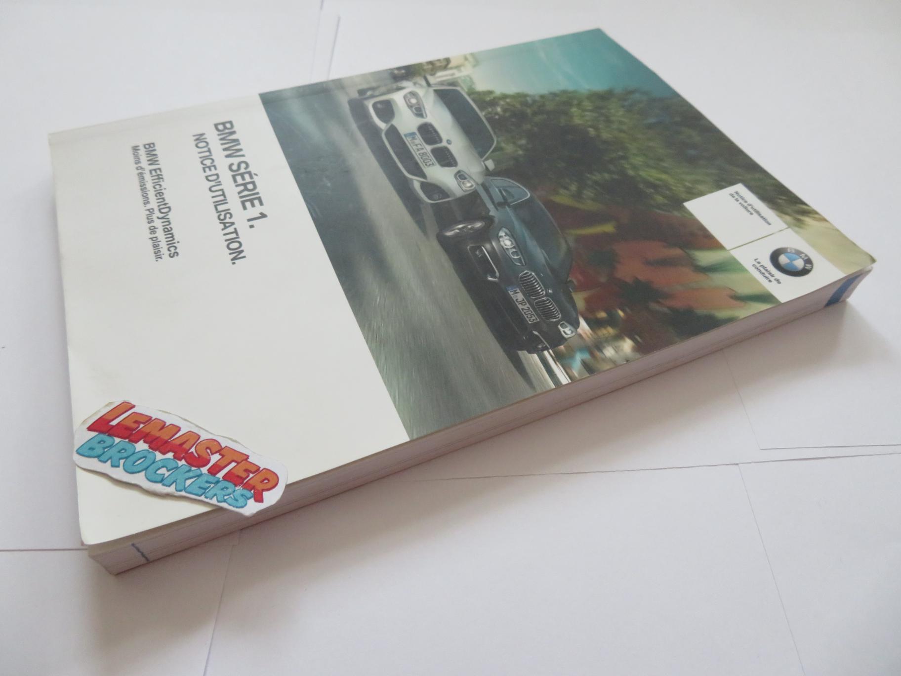 notice-bmw-serie-1-2017-francais-299-pages