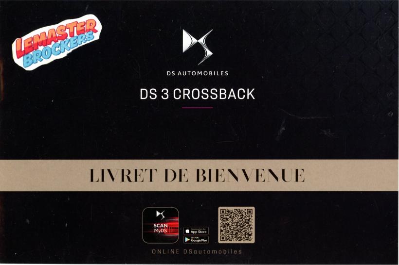 LIVRET DE BIENVENUE DS3 CROSSBACK