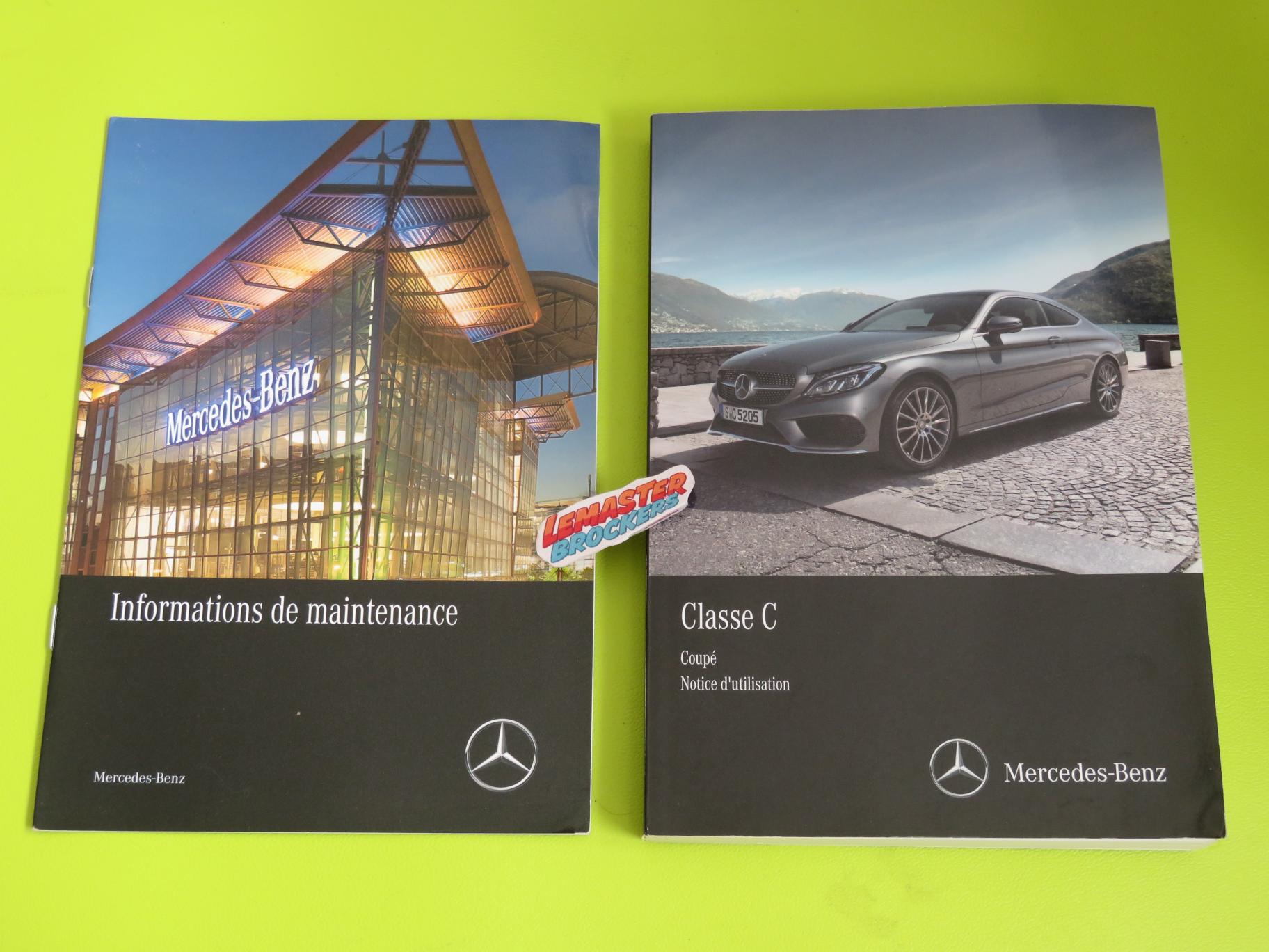 NOTICE DUTILISATION MERCEDES C COUPÉ - 2016