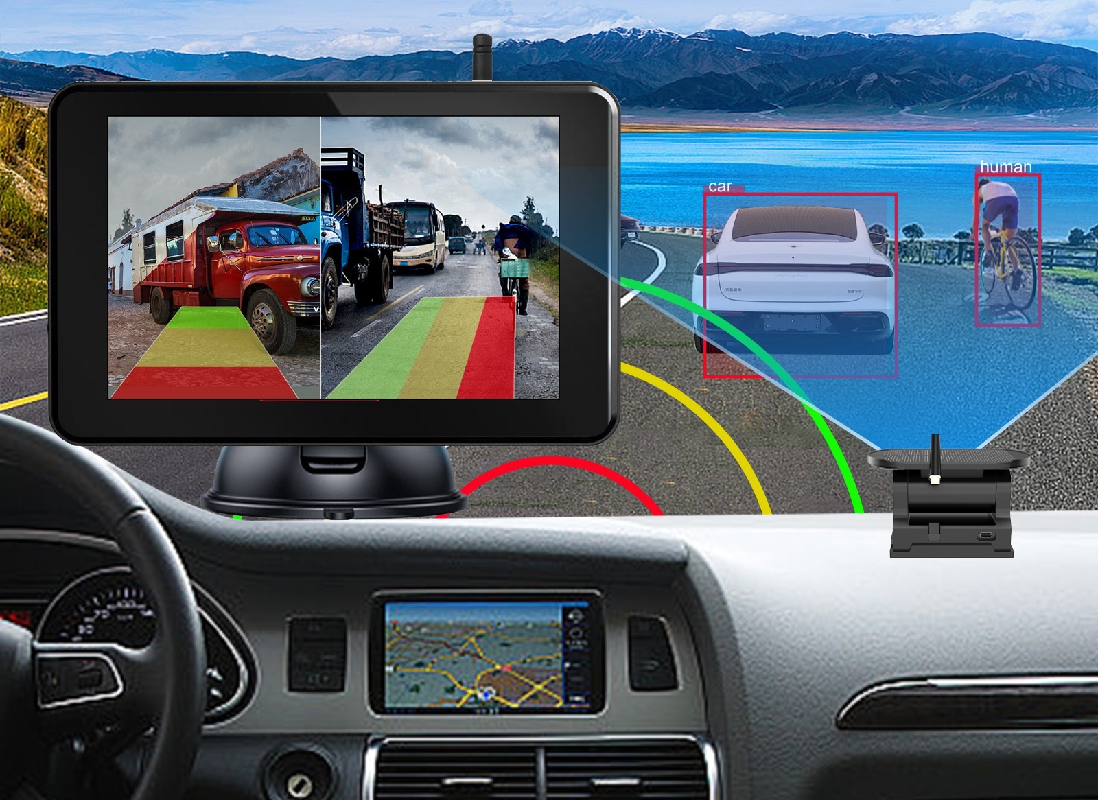 camera-recul-sans-fil-magnetique-solaire-fourgon-camping-car-utilitaire