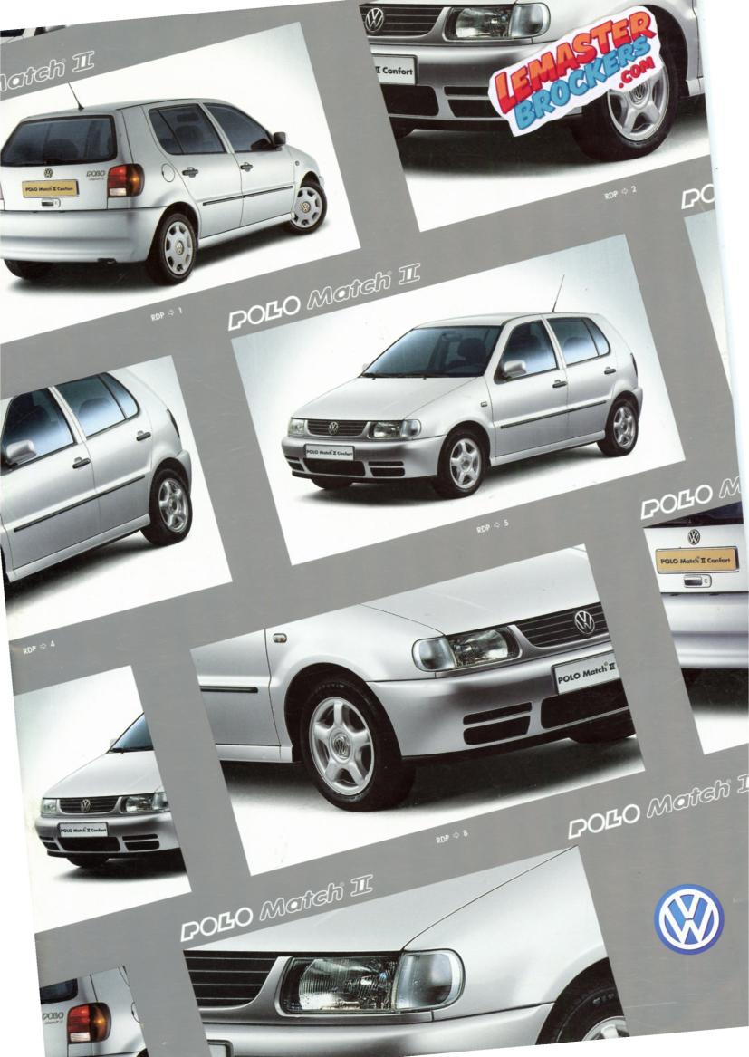 BROCHURE VOLKSWAGEN POLO MATCH II