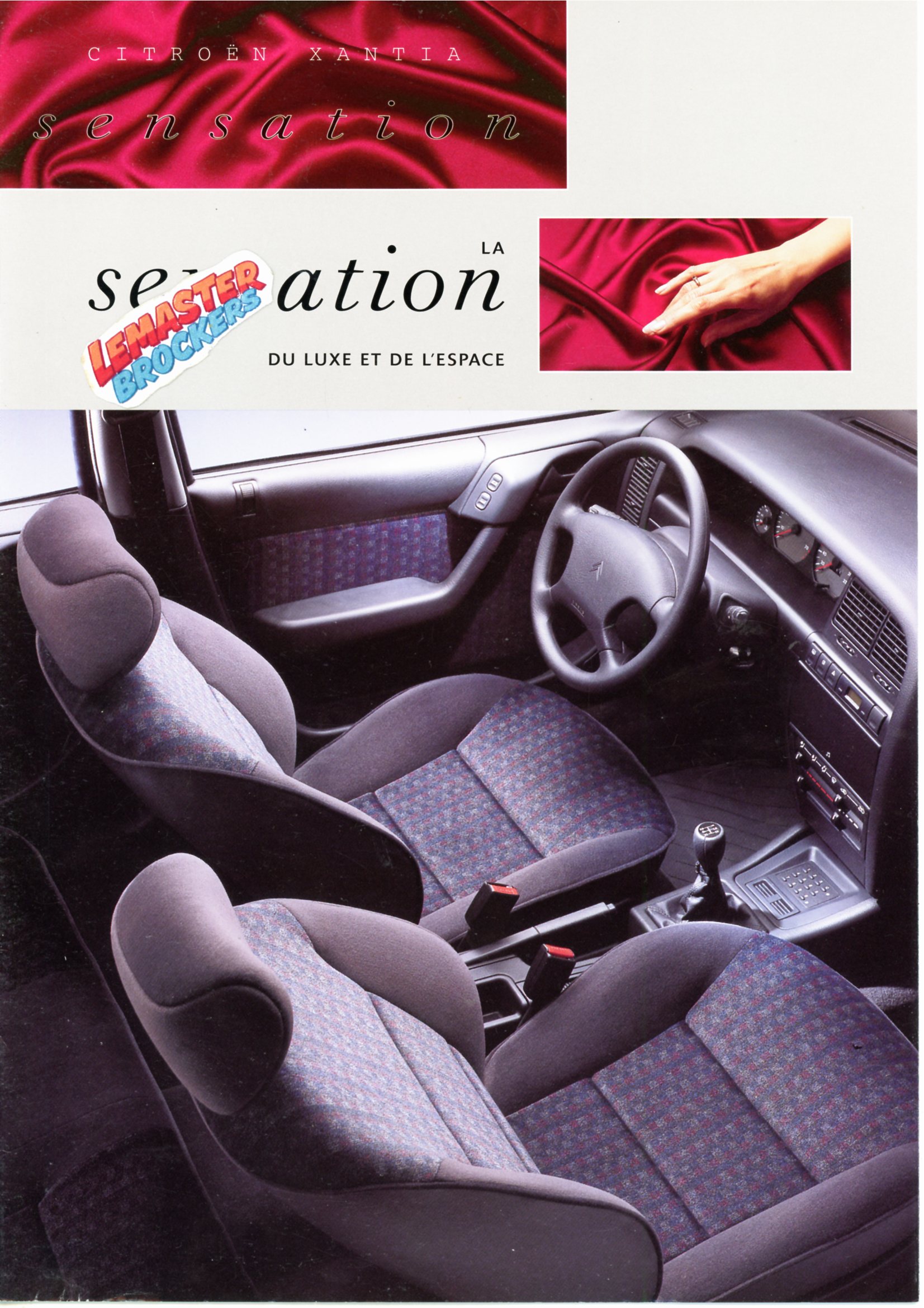 BROCHURE CITROËN XANTIA SENSATION 1995 – 6 PAGES FRANÇAIS