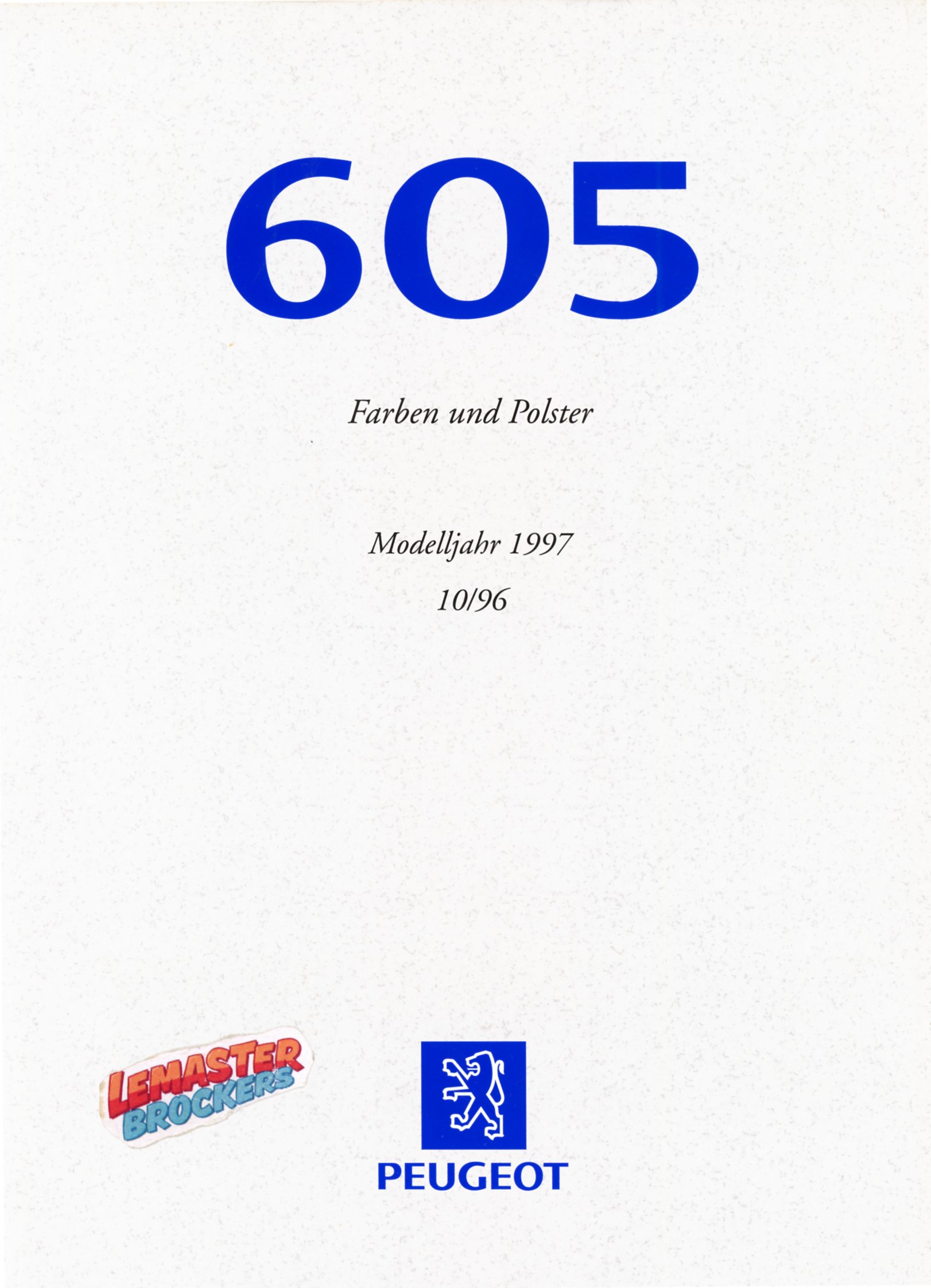 brochure-peugeot-605-coloris-allemand-1996