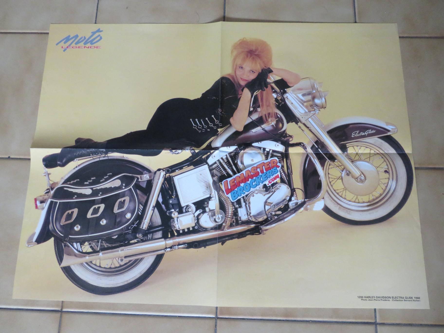 poster-moto-1200-harley-davidson-electra-glide-1968