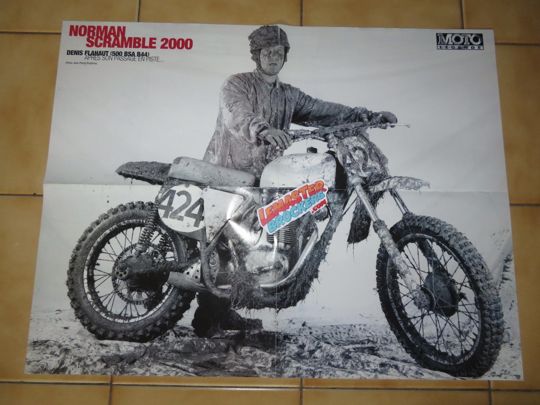 poster-moto-norman-scramble-2000-denis-flahaut-500-bsa-b44