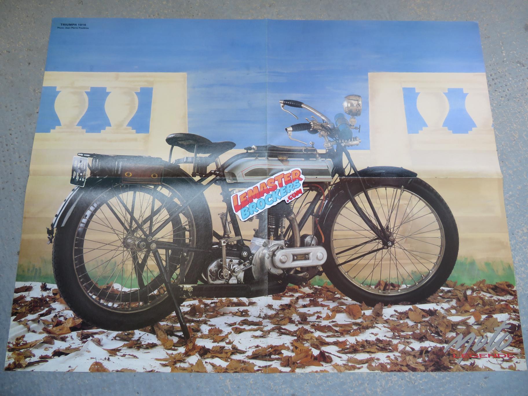poster-moto-triumph-1916-original