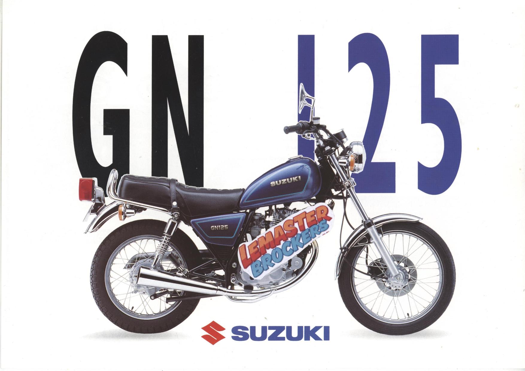 BROCHURE MOTO SUZUKI GN125 – MOTO CUSTOM