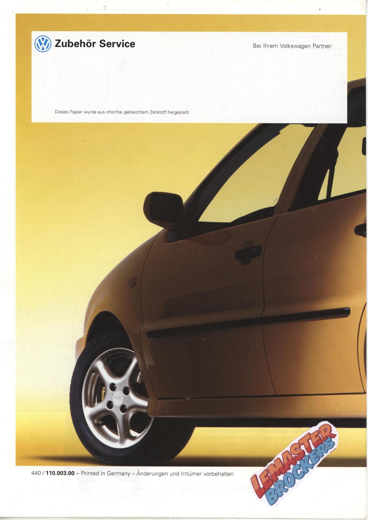 brochure-vw-polo-accessoires-allemand