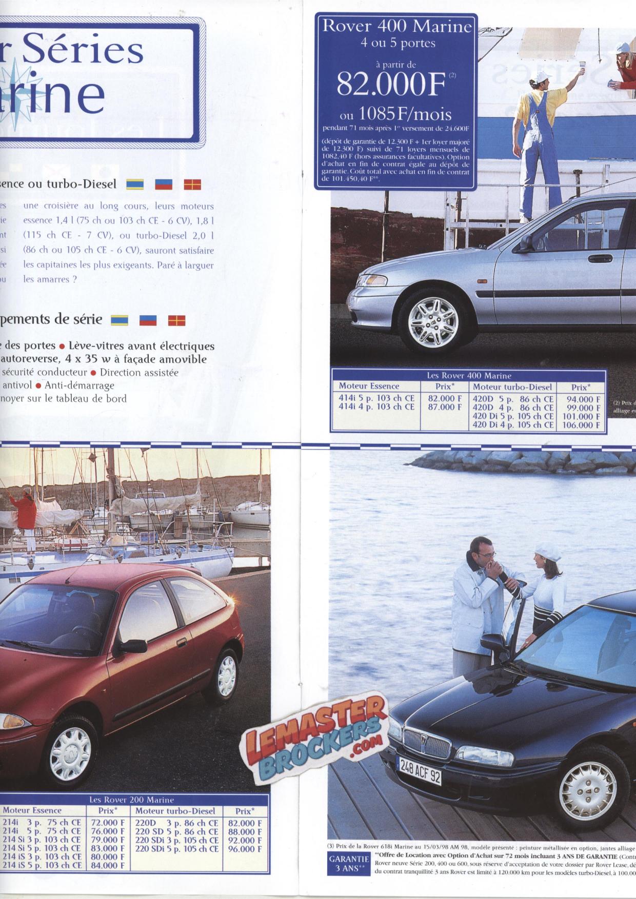 publicite-rover-mgf-racing-green-1998