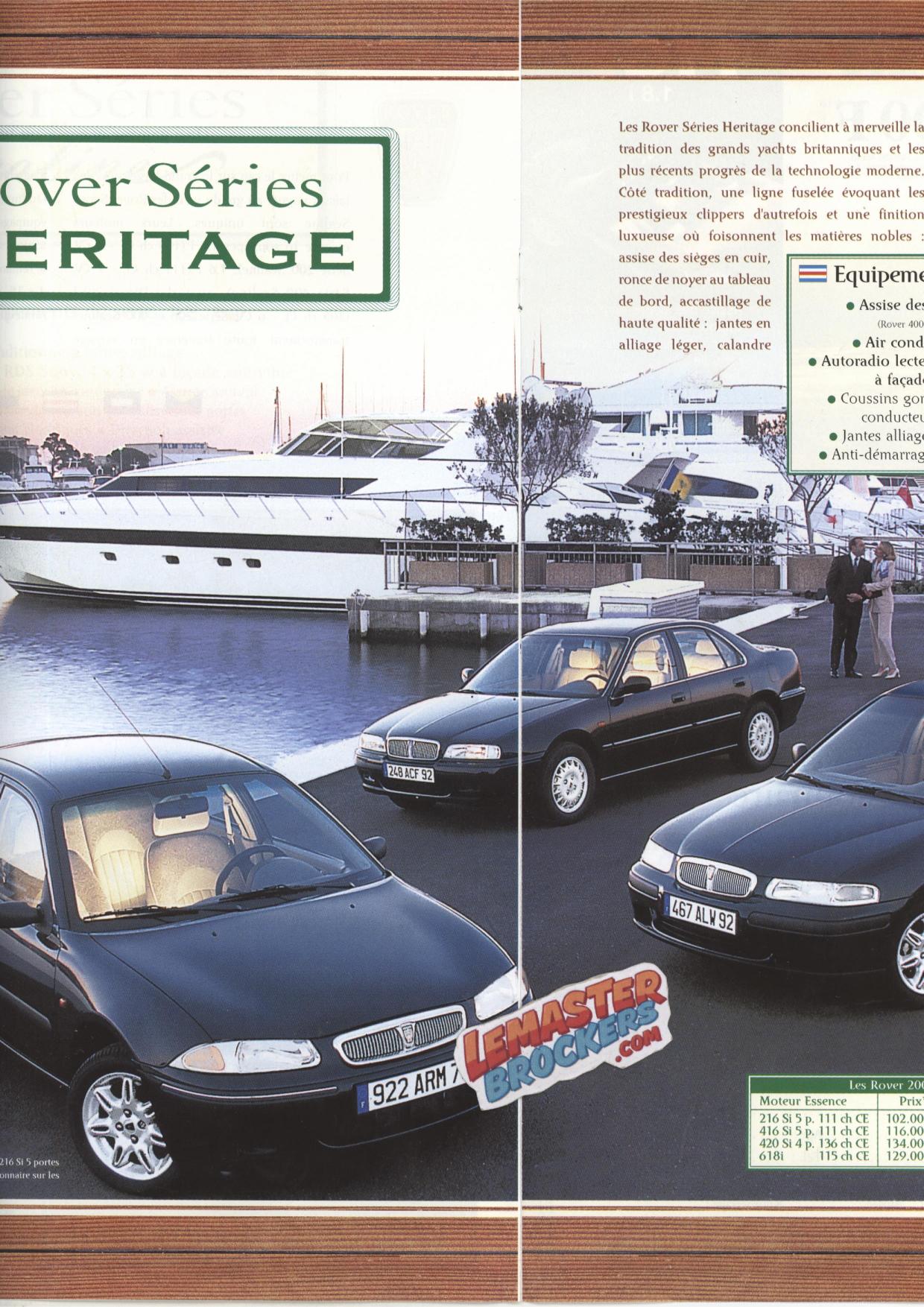 publicite-rover-mgf-racing-green-1998