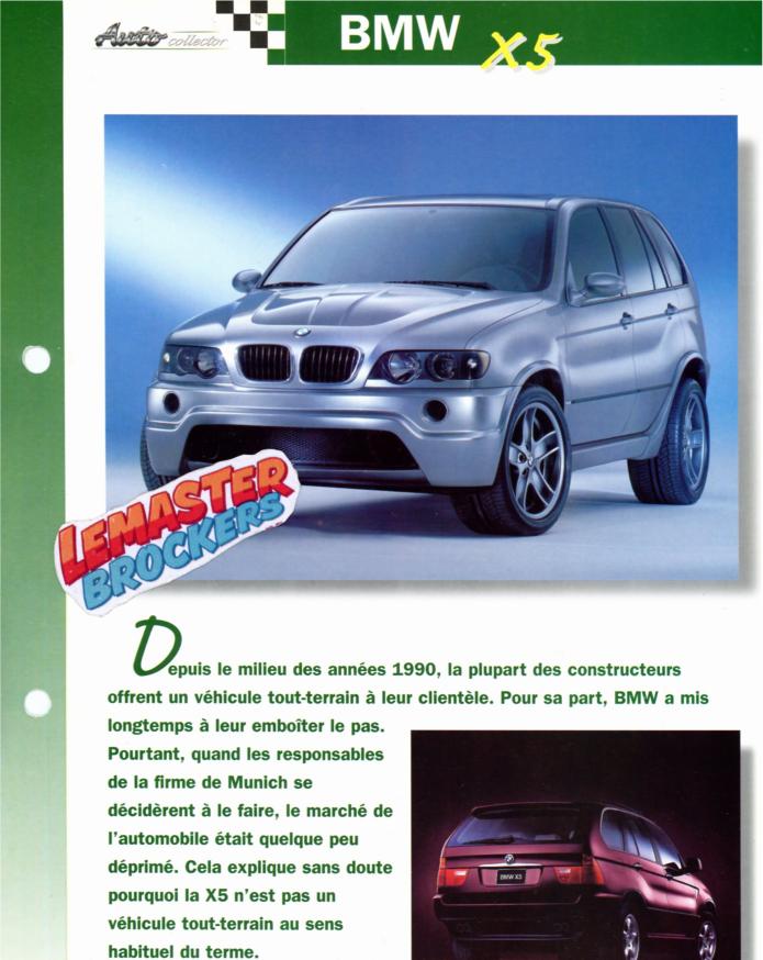 FICHE BMW X5