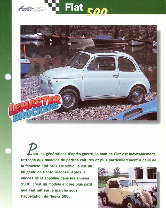 FICHE FIAT 500