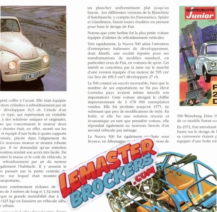 FICHE AUTO FIAT 500