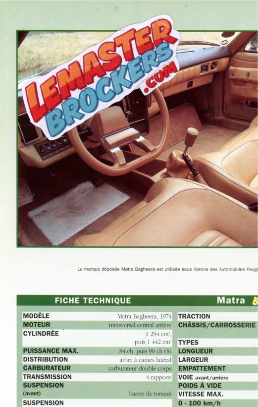 fiche-matra-bagheera-1974
