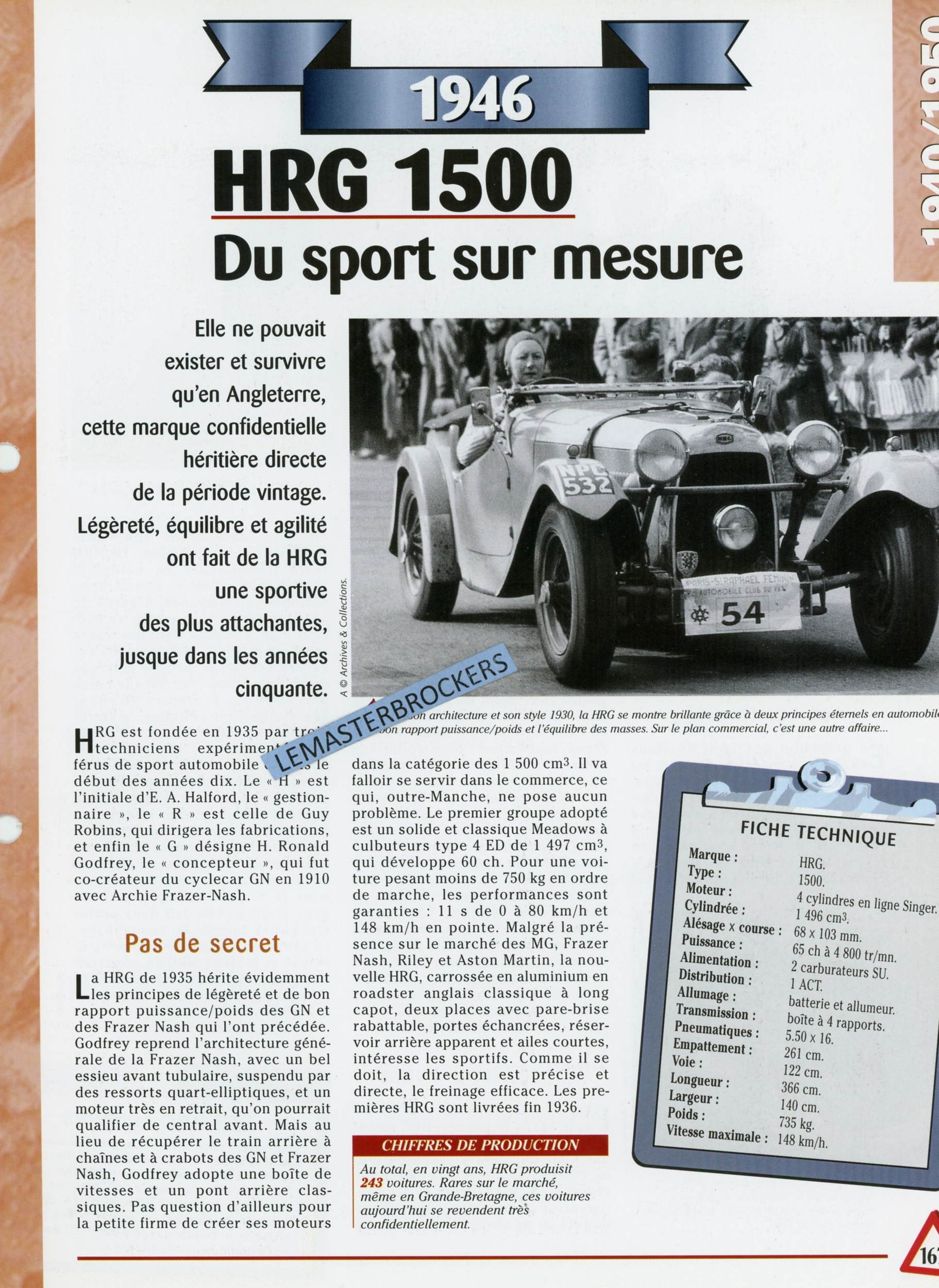 HRG1500-HRG-FICHE-TECHNIQUE-FICHE-VOITURE-ANCIENNE-HACHETTE-LEMASTERBROCKERS