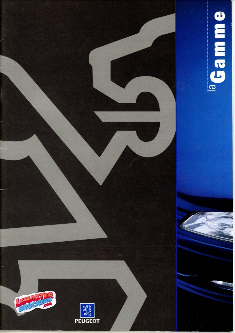 catalogue-peugeot-gamme-1995-106-205-306-406