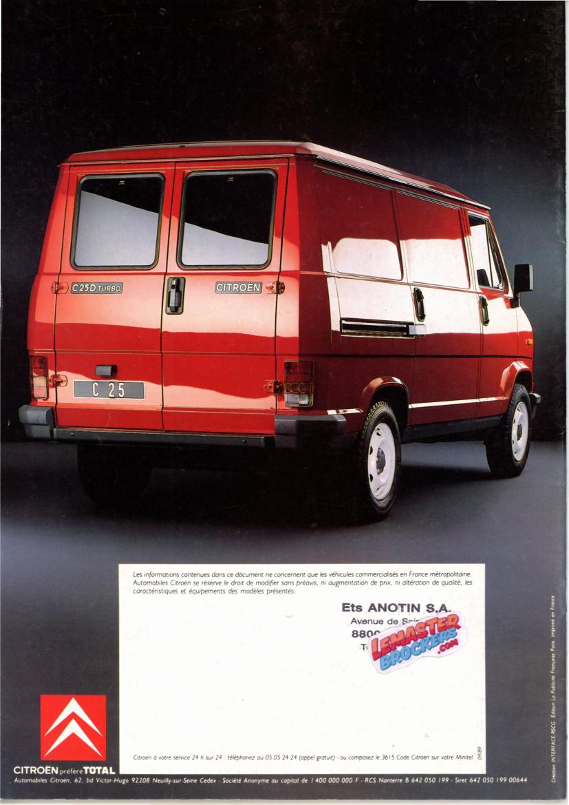 catalogue-citroen-c25-1989