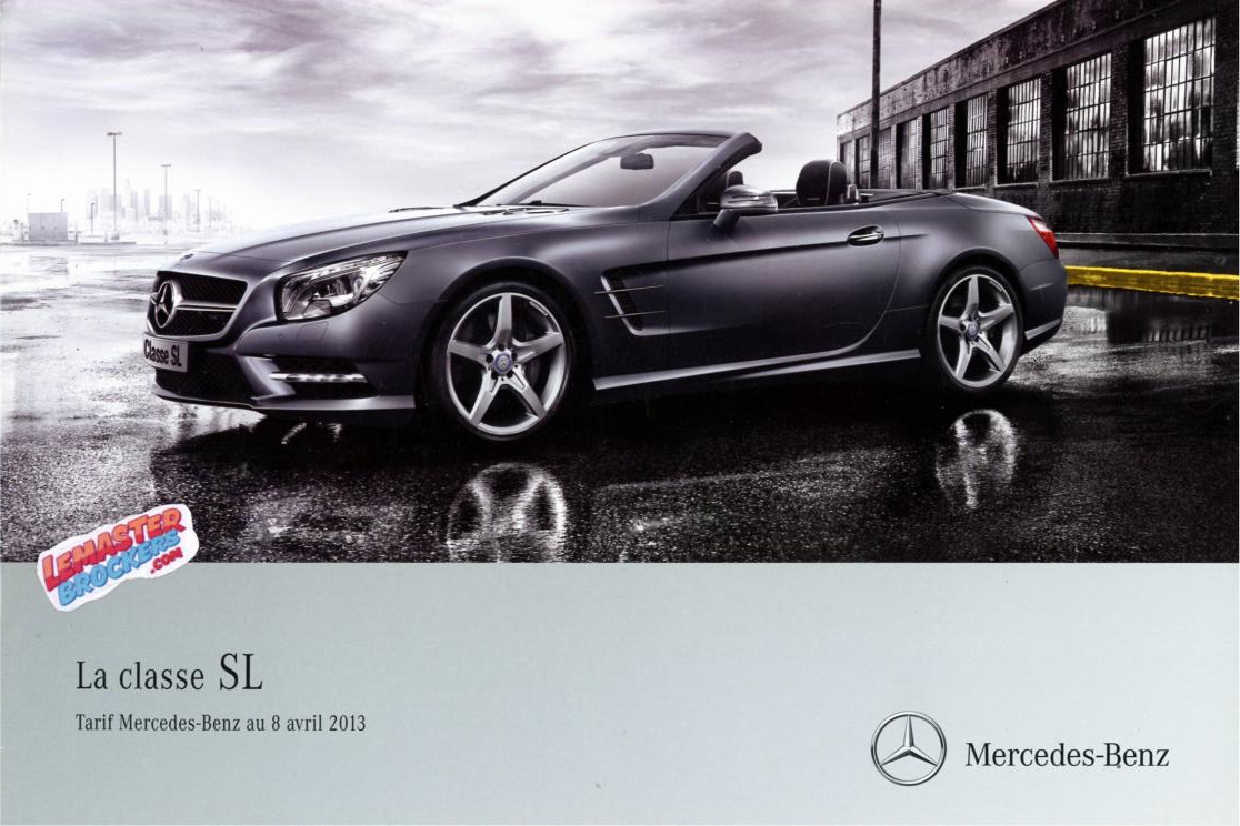 brochure-tarif-mercedes-sl-R231-2013