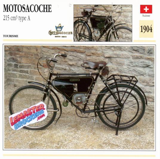 FICHE MOTOSACOCHE 215 TYPE A 1904