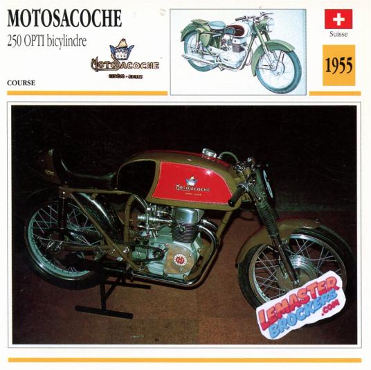 FICHE MOTOSACOCHE 250 OPTI 1955