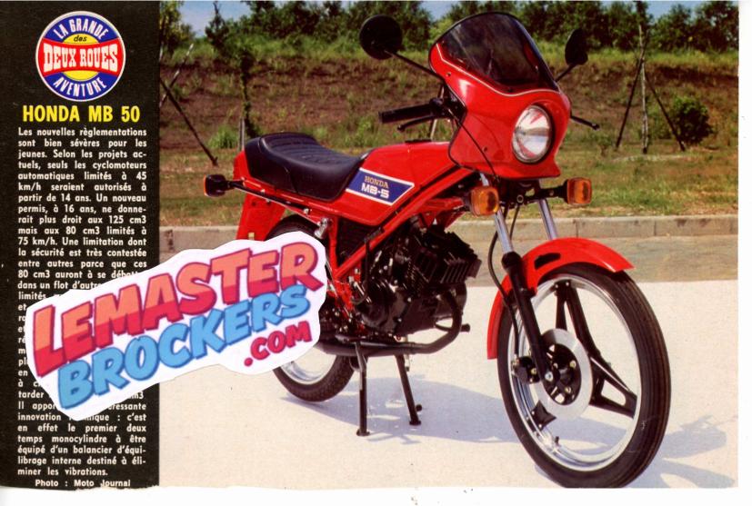 FICHE MOTO HONDA MB 50 MB50