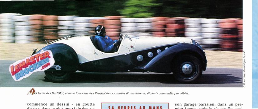Fiche automobile Peugeot Darl’Mat 302 et 402 Spécial Sport 1936