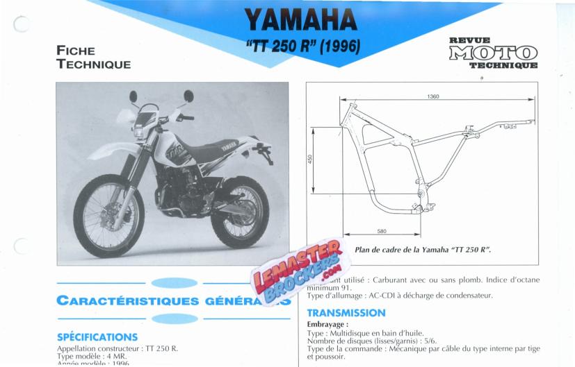 fiche-technique-yamaha-tt250r-1996