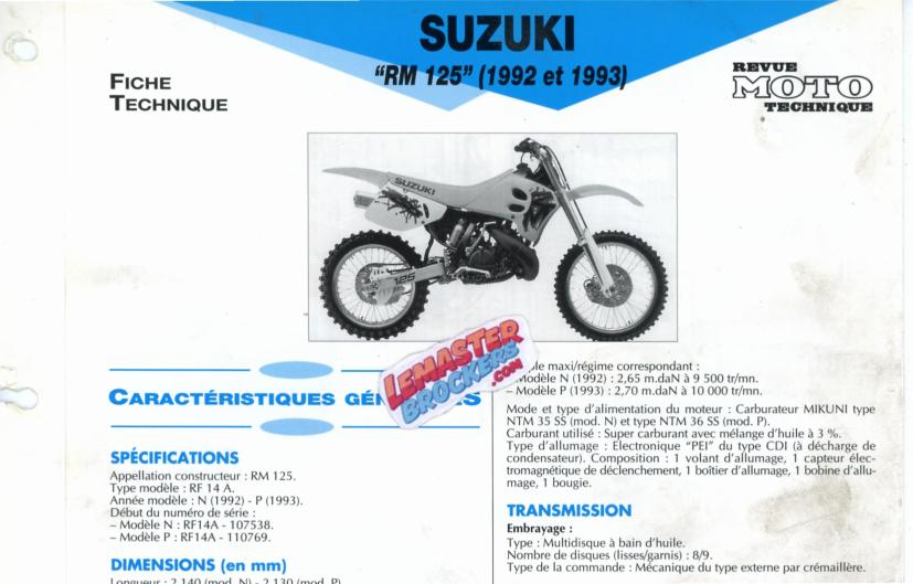 fiche-technique-suzuki-rm125-1992-1993