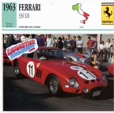 fiche-technique-ferrari-330-lm-1963