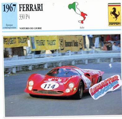 fiche-technique-ferrari-330-p4-1967