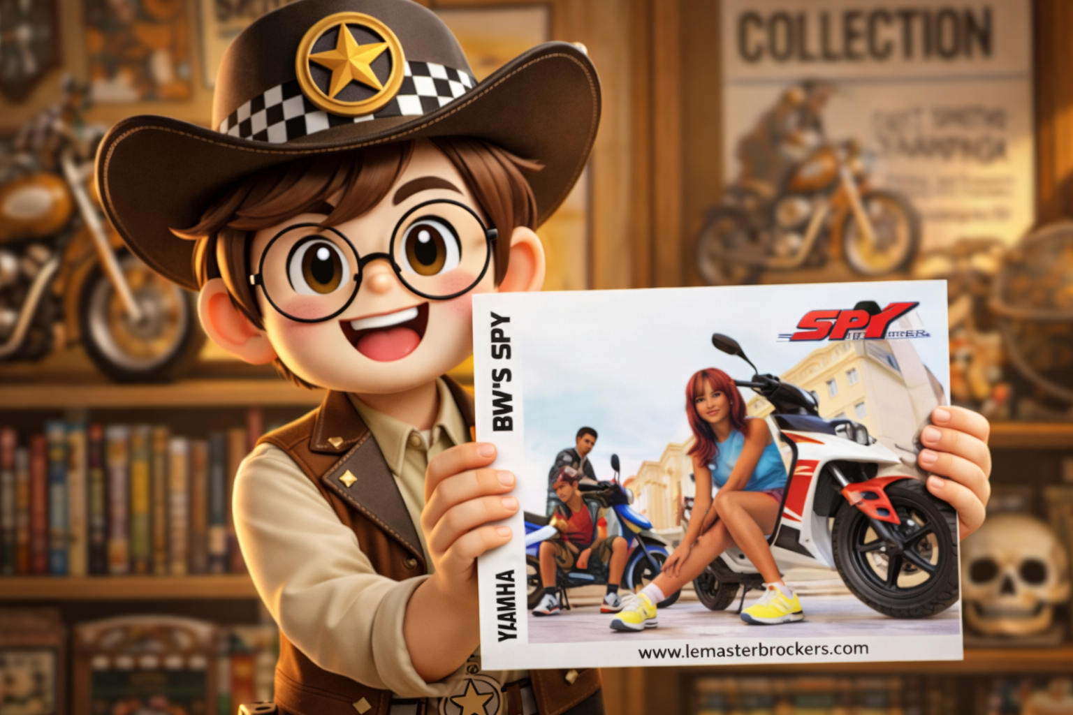 YAMAHA BWS SPY - BROCHURE SCOOTER BWS 50
