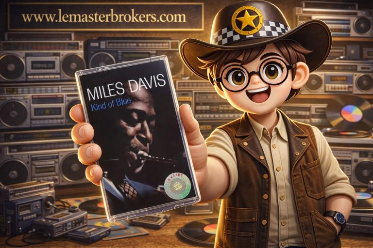 Cassette audio Jazz Miles Davis album  (1)