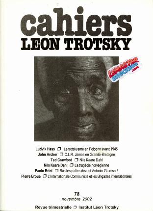 Cahiers Léon Trotsky n° 78 – Revue trimestrielle, novembre 2002