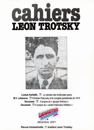 Cahiers Léon Trotsky n° 76 – Revue trimestrielle, décembre 2001
