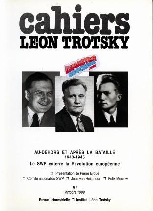 Cahiers Léon Trotsky n° 67 – Après-guerre 1943–1945