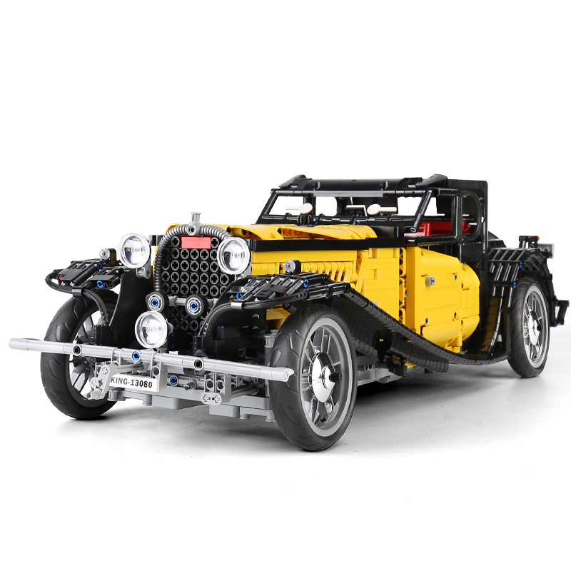 MAQUETTE VOITURE VINTAGE CLASSIC 50T EN BRIQUES TECHNIQUES MOULD KING 13080