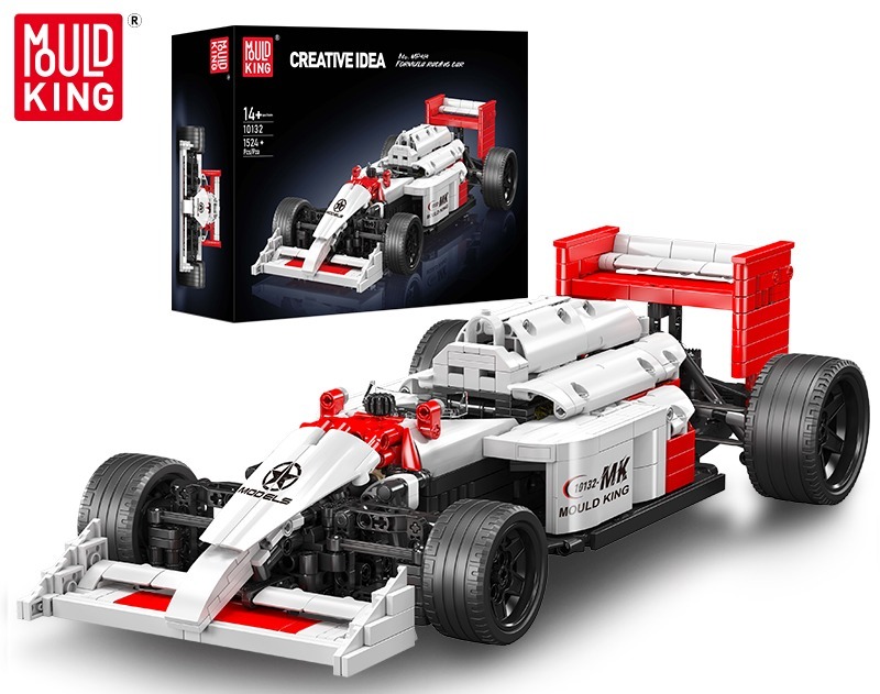 MAQUETTE VOITURE DE COURSE FORMULE MP414 EN BRIQUES TECHNIQUES MOULD KING 10132