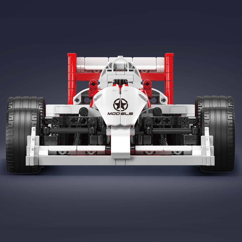 MAQUETTE VOITURE DE COURSE FORMULE MP414 EN BRIQUES TECHNIQUES MOULD KING 10132