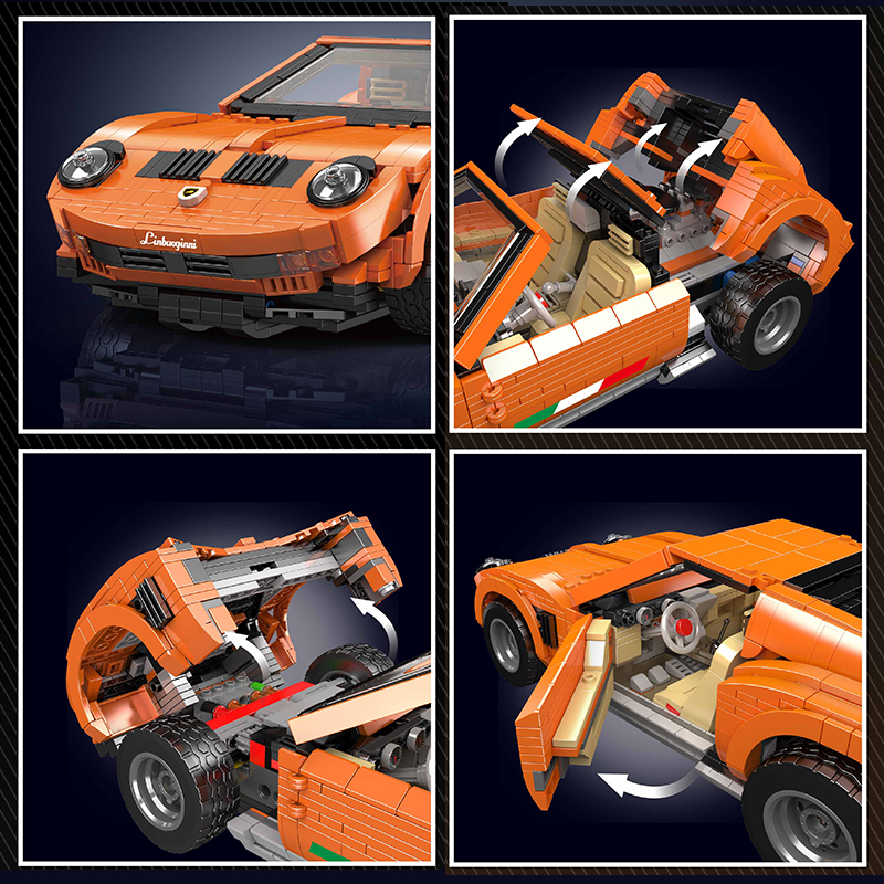 MAQUETTE VOITURE DE SPORT MIRA EN BRIQUES TECHNIQUES MOULD KING