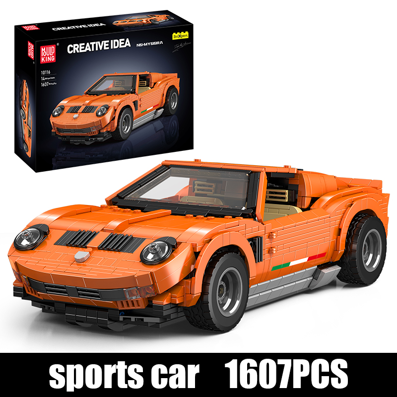 MAQUETTE VOITURE DE SPORT MIRA EN BRIQUES TECHNIQUES MOULD KING