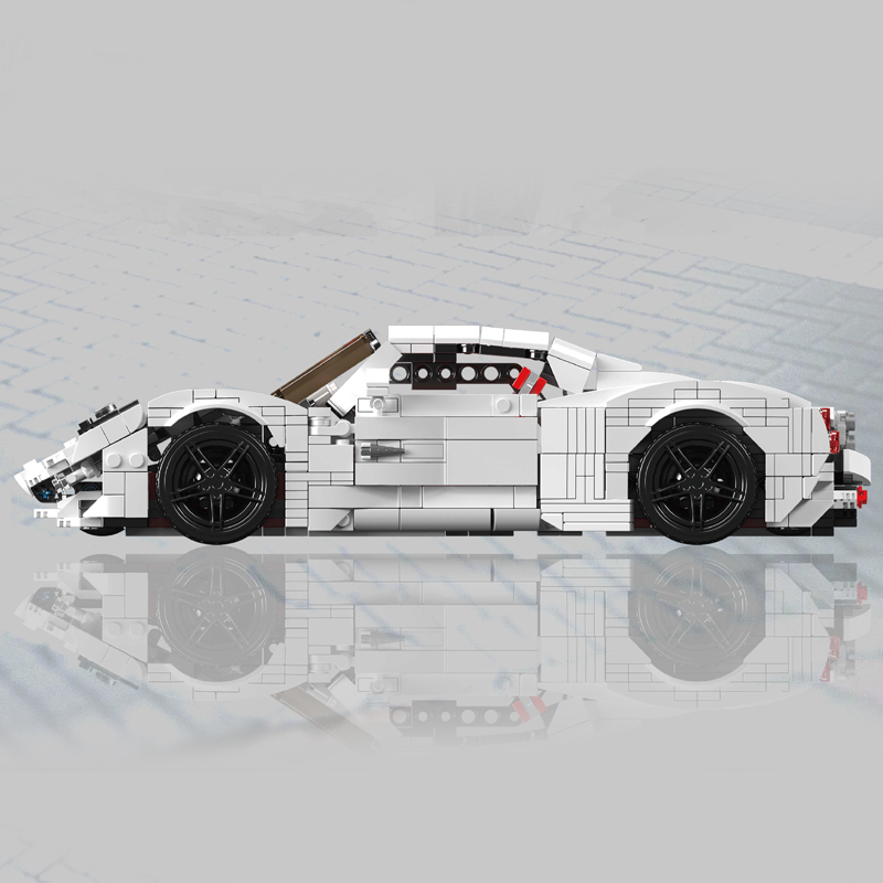 MAQUETTE SUPERCAR UTOPIA BLANCHE EN BRIQUES TECHNIQUES MOULD KING 10196