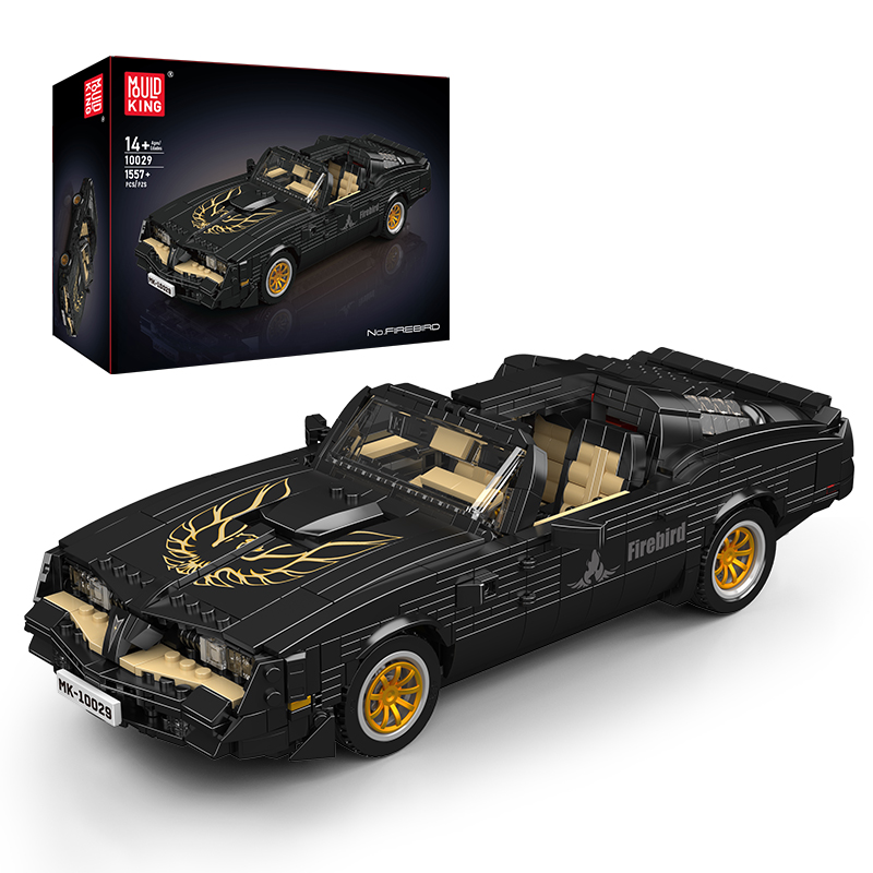 MAQUETTE VOITURE VINTAGE FIREBIRD EN BRIQUES TECHNIQUES MOULD KING 10029