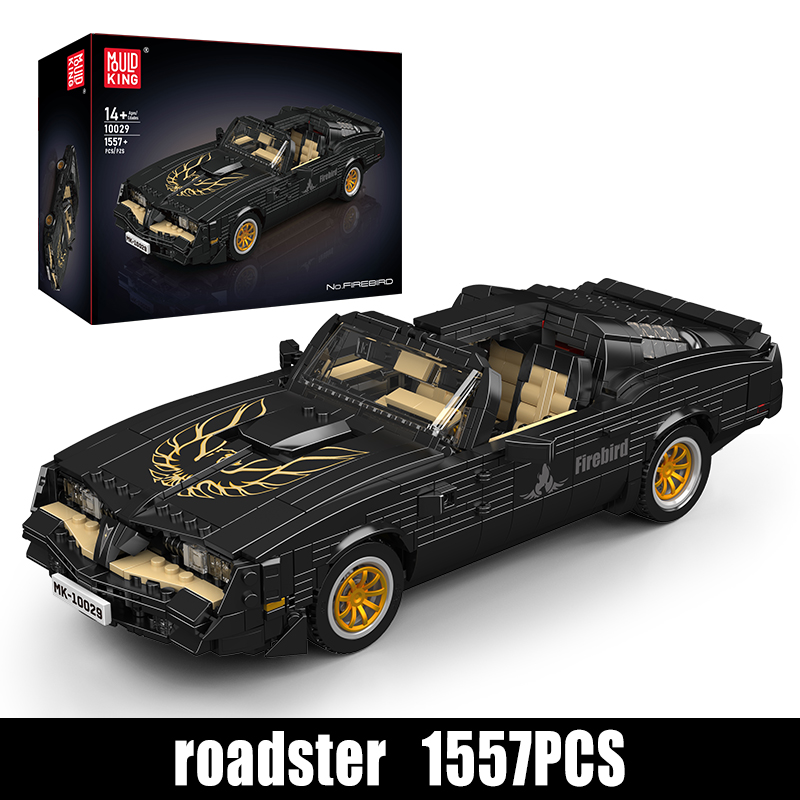 MAQUETTE VOITURE VINTAGE FIREBIRD EN BRIQUES TECHNIQUES MOULD KING 10029