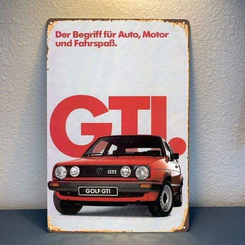 affiche-metallique-golf-mk1-voiture-classique-vintage-14x20cm