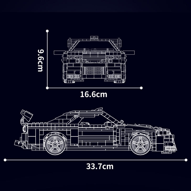 ensemble-briques-voiture-sport-skyline-r34-mould-king-10113