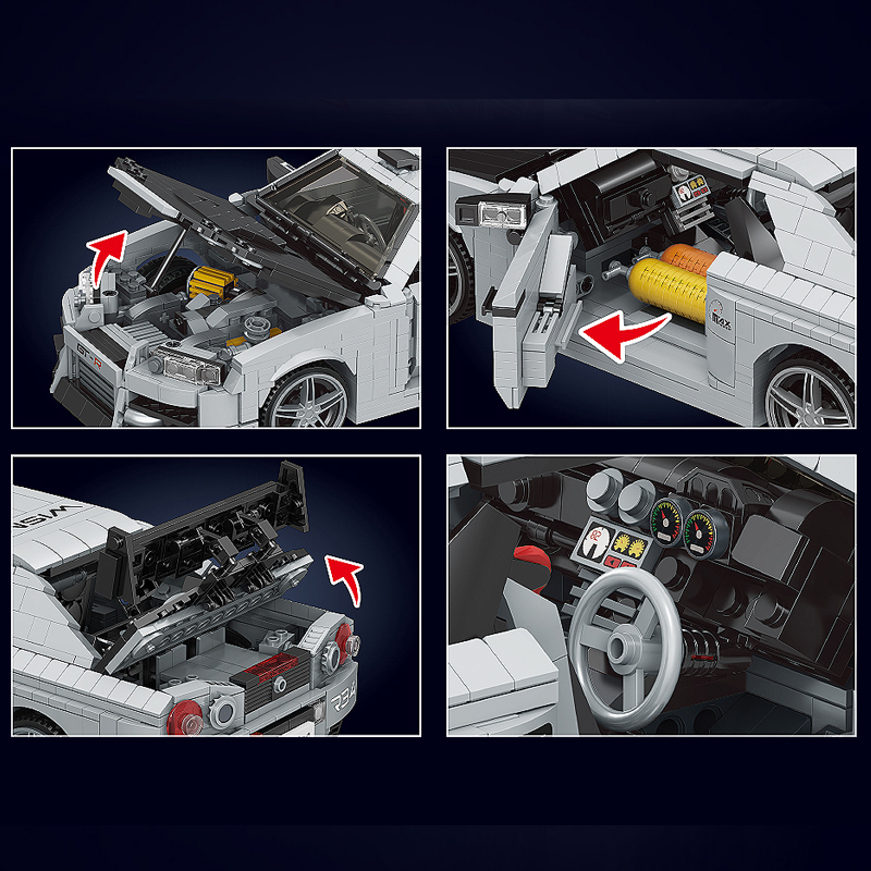 ensemble-briques-voiture-sport-skyline-r34-mould-king-10113