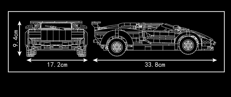 ensemble-briques-voiture-sport-countach-moc-82416-mould-king-10045