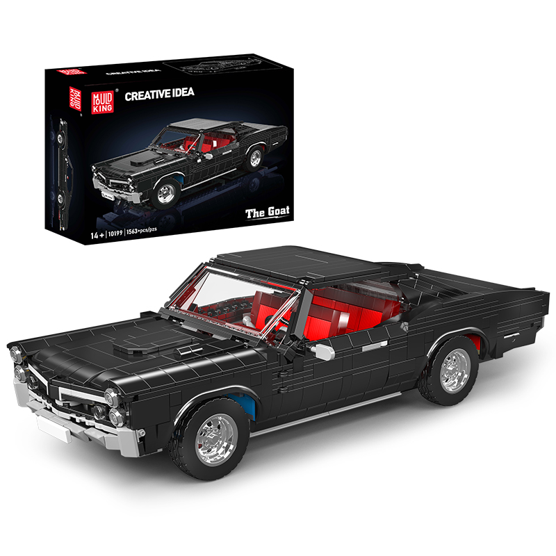 ENSEMBLE DE BRIQUES VOITURE DE COURSE GTO NOIR