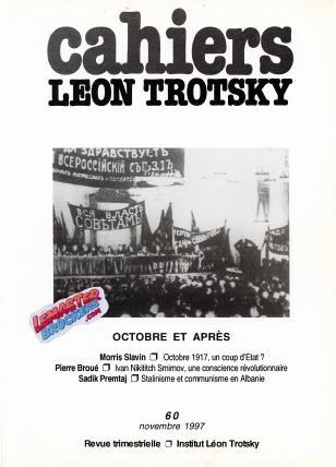 CAHIERS LÉON TROTSKY n° 60 – REVUE HISTORIQUE ET POLITIQUE – ANNÉES 1990